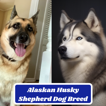 Alaskan Husky Shepherd Dogs